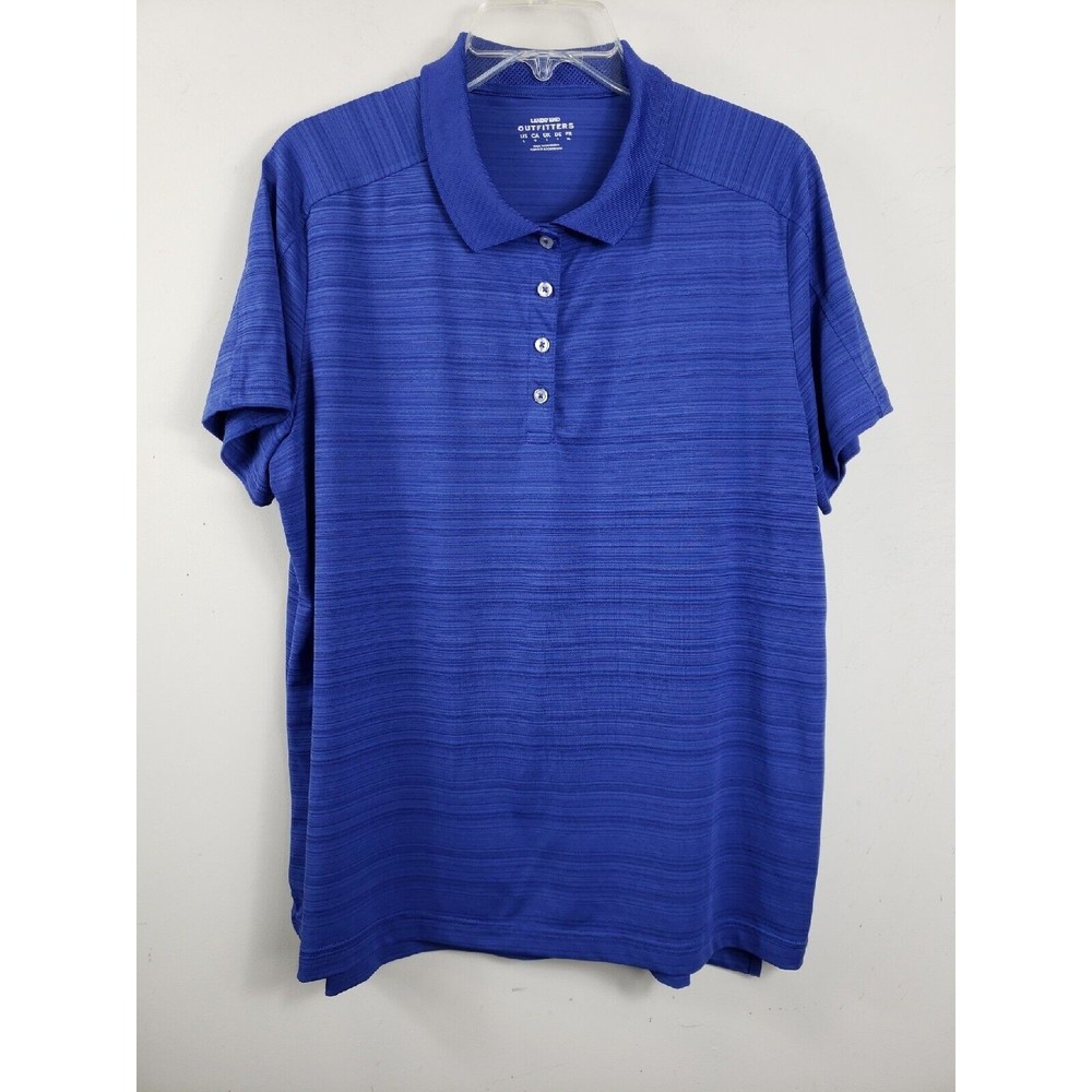 LANDS END OUTFITTERS WOMENS S/S  POLO shirt sz Lg